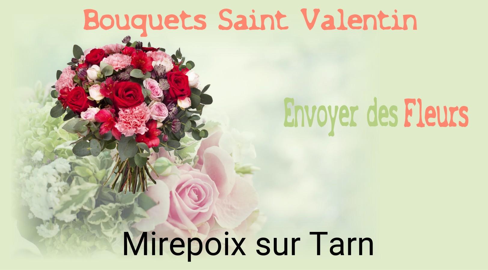 Roses de Saint-Valentin livrées à Mirepoix-sur-Tarn